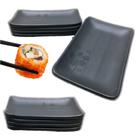 12 Travessa Kanpai em Melamina Preto Para Restaurante Japones 12 Travessa Kanpai em Melamina Preto Para Restaurante Japones