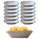 12 Travessas Bowl Em Melamina Para Servir Cozinha 700ml