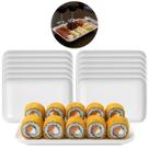 12 Travessas Melamina 24,5cm Bandeja Petisqueira Premium
