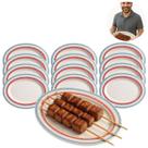 12 Travessas Prato Oval 30cm Melamina P/ Petiscos e Sushi 12 Travessas Prato Oval 30cm Melamina P/ Petiscos e Sushi