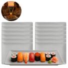 12 Travessas Retangular Melamina Granilite P/ Servir 24,5cm