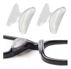 12 Un Plaqueta Adesiva Almofada Nariz Armação Óculos acetato metal cola 3m universal silicone apoio nasal reposição peça grau sol solar lente