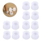 12 Un Protetor De Pé Cadeiras Mesas Móveis Apoios Silicone