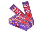 12 Un Regaliz Canudinho Morango 15gr, Bala, Doce