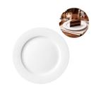 120 Prato Sobremesa Melamina 15cm Branco Resistente Leve 120 Prato Sobremesa Melamina 15cm Branco Resistente Leve