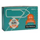 125un Clips N8 Papel Metálico Alta Qualidade Custo Beneficio