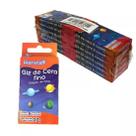 12cx Giz de Cera Gizão Grosso 12 Cores Giz Escolar Material Volta as Aulas Giz Grande Atacado