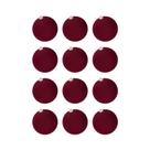 12pçs enfeites de bola de natal de veludo, decoração de casa, elegante e resistente 12pçs enfeites de bola de natal de veludo, decoração de casa, elegante e resistente