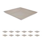 12un Petisqueira prato quadrado 24x24cm fundo cinza