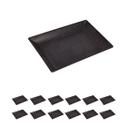 12un Petisqueira travessa Retangular 24cm Preto 12un Petisqueira travessa Retangular 24cm Preto
