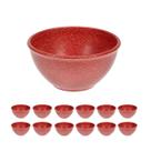 12UN TIGELA 300ml BOWL CUMBUCA VASILHA SOPA CALDO VERMELHO