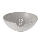 12un Tigela bowl 1lt salada petiscos Cinza Petra