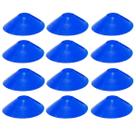 12x Chapéu Chines Cone 19cm Mini Treino Esporte Funcional AZUL