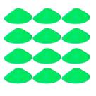 12x Chapéu Chines Cone 19cm Mini Treino Esporte Funcional VERDE