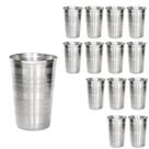 13 Copos De 240ml Em Aço Inox Gourmet Mix