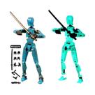 13 Figuras De Ação Multiarticuladas Robô Transformável Impresso Em 3D Para Crianças E Adultos 13 Figuras De Ação Multiarticuladas Robô Transformável Impresso Em 3D Para Crianças E Adultos