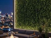 13 Quadros Verdes Painéis Rico em Folhagens e Cores Vibrantes Para Jardins Verticais Internos