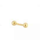 1345926 Reto Piercing Em Ouro 18k Reto Bolinha Tragus Cartilagem Helix