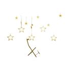 138 Luzes De Fada LED Em Forma De Estrela De 3,5m Para Decoração De Lanternas, Guirlandas, Cortinas,
