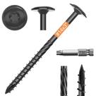 14 7,62 cm 100 peças de parafusos de madeira externos T30 Star Drive 14 7,62 cm 100 peças de parafusos de madeira externos T30 Star Drive