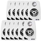14 Caixa De Som Ambiente Leson Branca 70w 8 Ohms 4 Pol