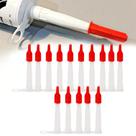 15 Bicos Para Pistola De Calafetagem, Pontas De Silicone Para Selante, Tampas De Plástico Para Cola