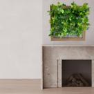 15 Buquês Folhagem 35cm atacado Planta Artificial fundo parede verde jardim vertical ou muro inglês - DE692992