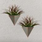 15 Buquês Folhagem capim atacado Planta Artificial fundo parede verde jardim vertical muro inglês - DE27065