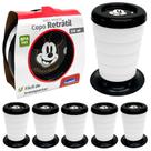 15 Copos Portátil Mickey Lembrancinha para Festa Infantil