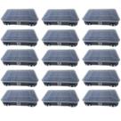 15 Estojo Organizador De Plastico Retangular 8 Div. Mini Double Case 15 Estojo Organizador De Plastico Retangular 8 Div. Mini Double Case