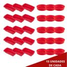 15 Jogo Bolo Forma Redonda e Forma P/ Pães Silicone Sortida