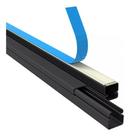 15 Metros Canaleta Preta 10x10mm Fina Fininh Cabo Escond Fio