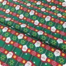 15 Metros Tecido Estampado Natal Toalha de Mesa Leve Enfeite