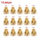 15 Peças De Jato Principal De Carburador M5 5mm Para Mikuni 604 VM22 VM24 VM26 VM30 26mm 28mm Para 15 Peças De Jato Principal De Carburador M5 5mm Para Mikuni 604 VM22 VM24 VM26 VM30 26mm 28mm Para