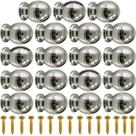 15 Puxadores Bola Para Armario Porta Gaveta Cromado 15 Puxadores Bola Para Armario Porta Gaveta Cromado