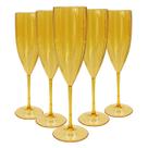 15 Taças De Champanhe Acrílico Cristal Colorido 140ml festas natal fim de ano aniversario casamento