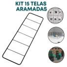 15 Tela Aramada 10x30cm Mural Criativo Fotos Inspirações Mood Board Organização