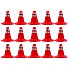 15 unidades de mini cones de treinamento esportivo para trei