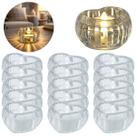 15 Velas Led em forma de Coração Resistente Decorativa