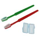 150 escovas de dente adulto macia com protetor de cerdas qualidade e durabilidade