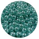 150 pçs Pérola bola lisa azul bebê 8MM p/ bijuterias, colares, pulseiras e artesanatos em geral