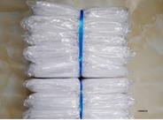 150 saquinhos de organza Fita Cetim Branco 18X28