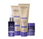 1500LW-Kit Lowell Dynamic Shampoo-Cond-Serum-Caps 4 produtos