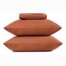 1,58m x 1,98m x 40cm-jogo cama simples 3pc malha 100% algodao - laranja autumn