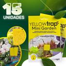 15un Armadilha Amarela Yellow Trap Mini Garden Controle e Monitoramento de Insetos 12,5x10cm 15un Armadilha Amarela Yellow Trap Mini Garden Controle e Monitoramento de Insetos 12,5x10cm