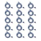 15x Cabos RCA Injetado 5m Azul/Prata Diâmetro 4mm 2 Entradas Macho 2 Saídas Macho Svart/Tech One 15x Cabos RCA Injetado 5m Azul/Prata Diâmetro 4mm 2 Entradas Macho 2 Saídas Macho Svart/Tech One