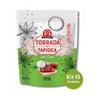 15x Torrada de Tapioca Okoshi C/ Coco Produto Vegano S/ Glúten 75g