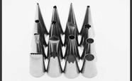 16 Bicos De Confeiteiro Confeitar Inox Caparroz 0360 16 Bicos De Confeiteiro Confeitar Inox Caparroz 0360