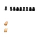 16 Protetores De Silicone Para Pés De Cadeira Com Base De Feltro Para Pisos De Madeira -