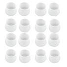 16 Protetores Silicone Cadeira Mesa Cama Redondo Transparente